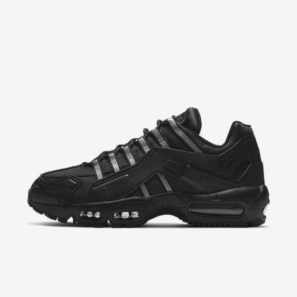 Men\'s Nike Air Max 95 NDSTRKT Trainers Black | NK165IJR