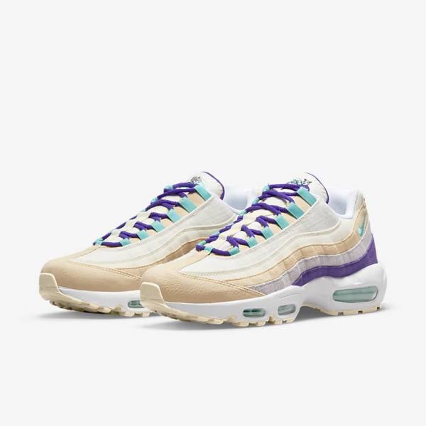 Men's Nike Air Max 95 SE Trainers Turquoise | NK539WSM