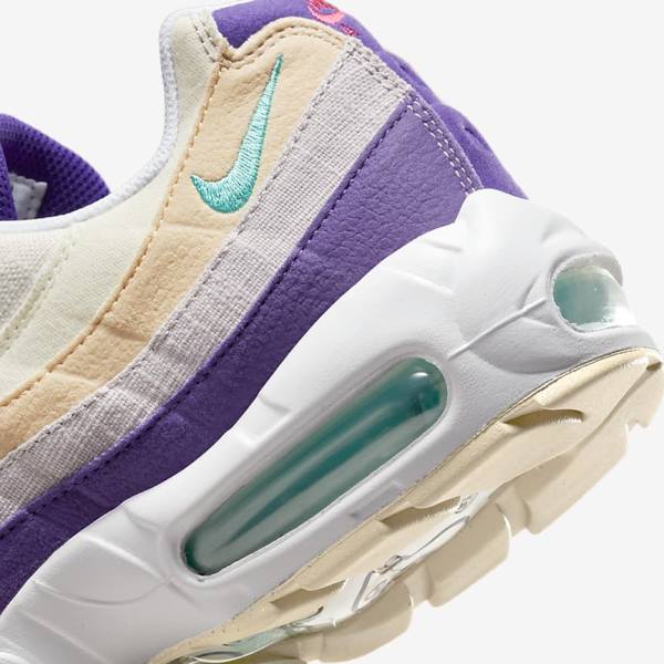 Men's Nike Air Max 95 SE Trainers Turquoise | NK539WSM