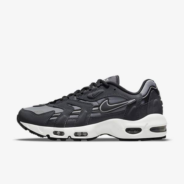 Men\'s Nike Air Max 96 II Trainers Grey / Dark Grey / White / Black | NK043RDU