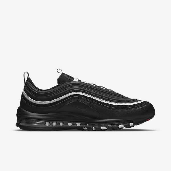 Men's Nike Air Max 97 Trainers Black / Red / White | NK543YXT