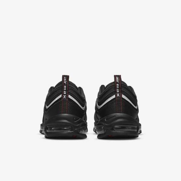 Men's Nike Air Max 97 Trainers Black / Red / White | NK543YXT