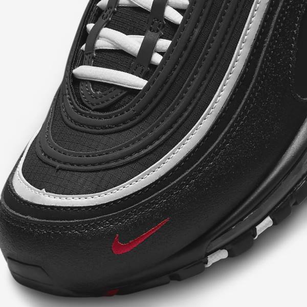 Men's Nike Air Max 97 Trainers Black / Red / White | NK543YXT