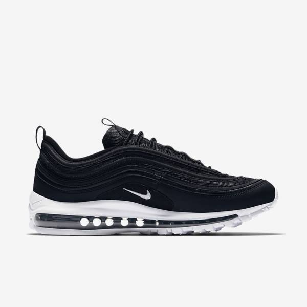 Men's Nike Air Max 97 Trainers Black / White | NK193KBT