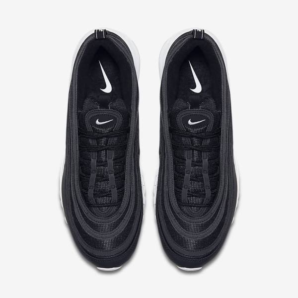 Men's Nike Air Max 97 Trainers Black / White | NK193KBT