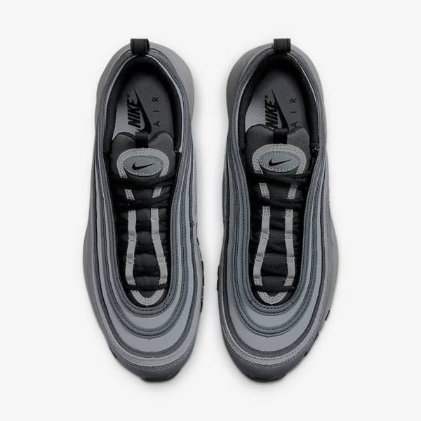 Men's Nike Air Max 97 Trainers Grey / Dark Grey / Black | NK982EYW