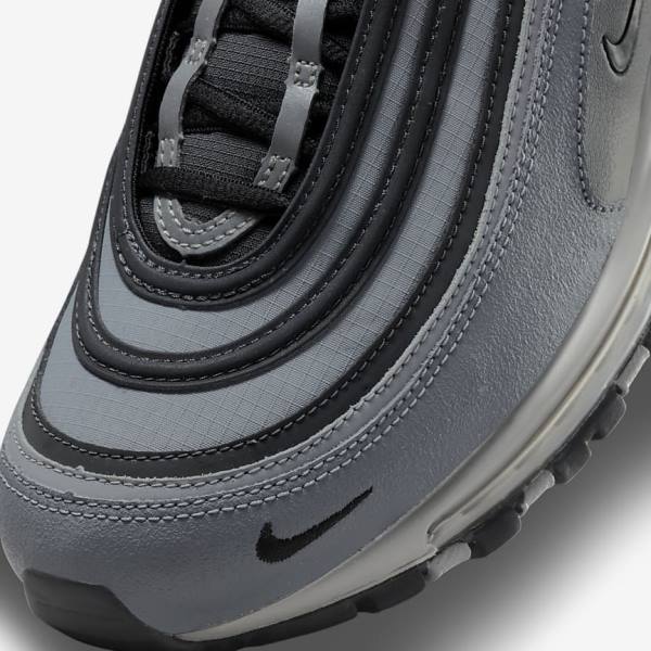 Men's Nike Air Max 97 Trainers Grey / Dark Grey / Black | NK982EYW