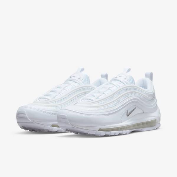 Men's Nike Air Max 97 Trainers White / Black / Grey | NK650GCF