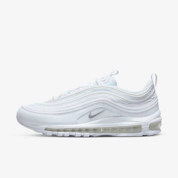 Men\'s Nike Air Max 97 Trainers White / Black / Grey | NK650GCF