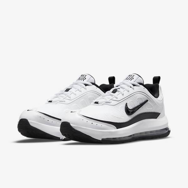 Men's Nike Air Max AP Trainers White / Light Red / Black | NK731JHG