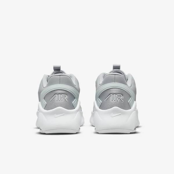 Men's Nike Air Max Bolt Trainers Platinum / White / Metal Silver / Grey | NK024BVT