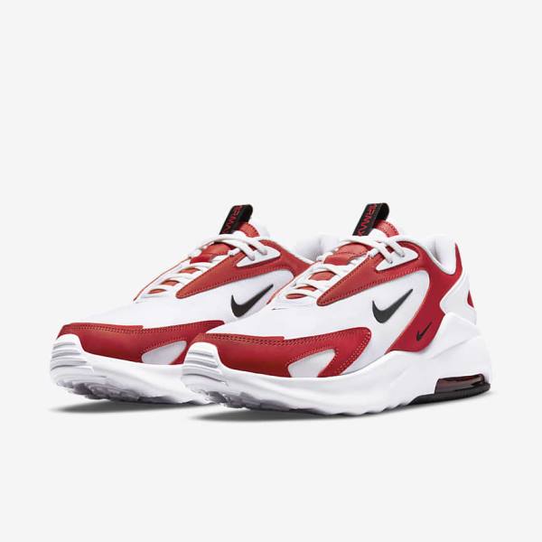 Men's Nike Air Max Bolt Trainers White / Red / Black | NK274PMU