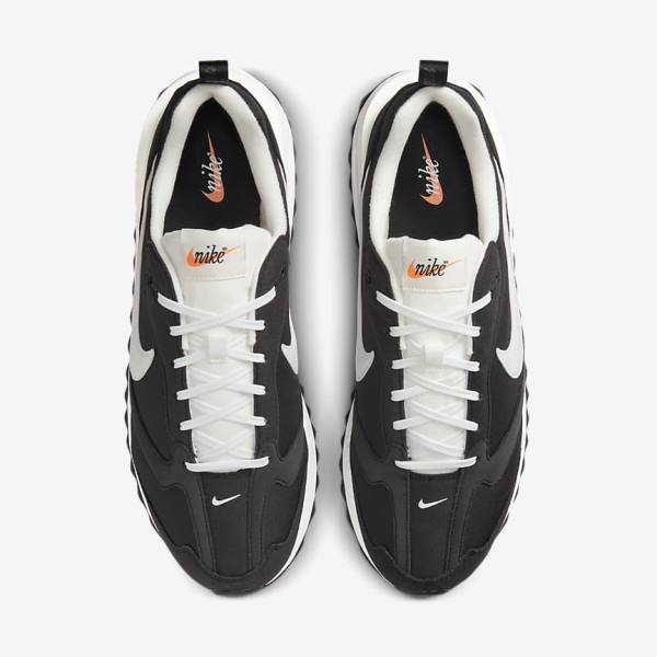 Men's Nike Air Max Dawn Trainers Black / Metal Silver / Orange / White | NK534MLV