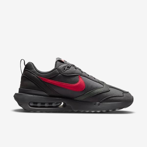 Men's Nike Air Max Dawn Trainers Black / White / Red | NK690TWB