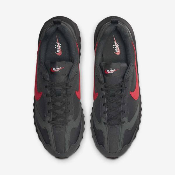 Men's Nike Air Max Dawn Trainers Black / White / Red | NK690TWB