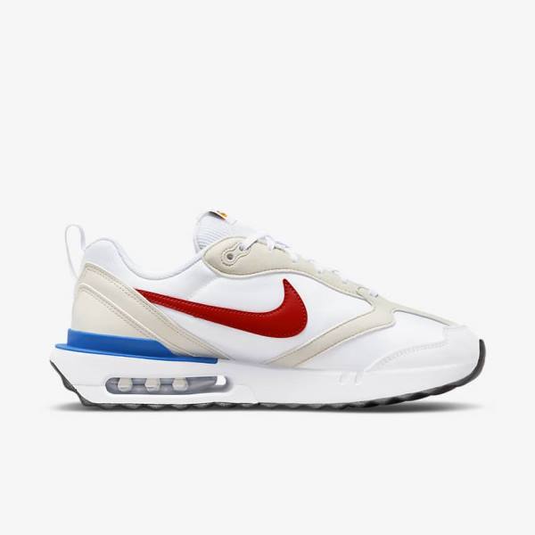 Men's Nike Air Max Dawn Trainers White / Blue / Black / Red | NK053ZMW