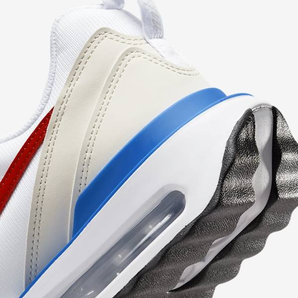 Men's Nike Air Max Dawn Trainers White / Blue / Black / Red | NK053ZMW