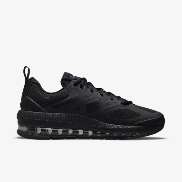 Men's Nike Air Max Genome Trainers Black / Dark Grey | NK523YXQ