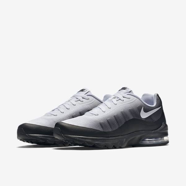 Men's Nike Air Max Invigor Print Trainers Black / Grey / White | NK940CDL