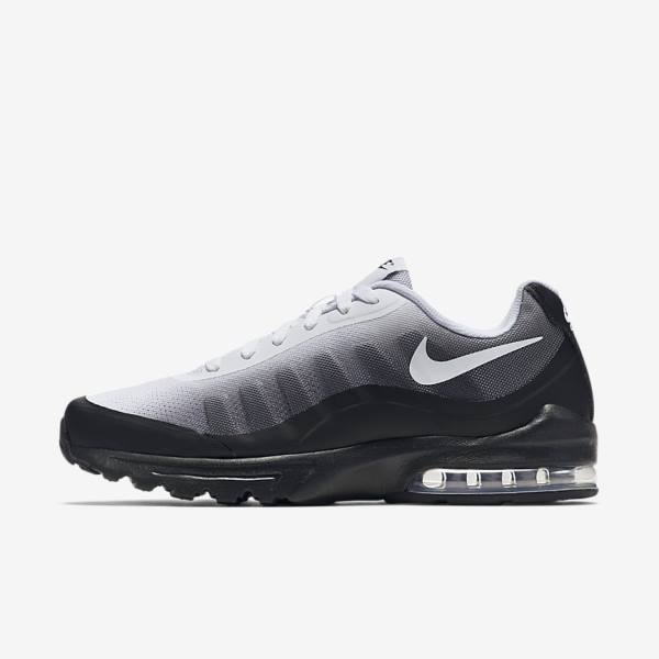 Men\'s Nike Air Max Invigor Print Trainers Black / Grey / White | NK940CDL