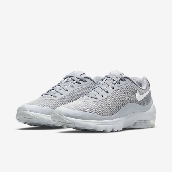 Men's Nike Air Max Invigor Trainers Grey / White | NK352ZPH