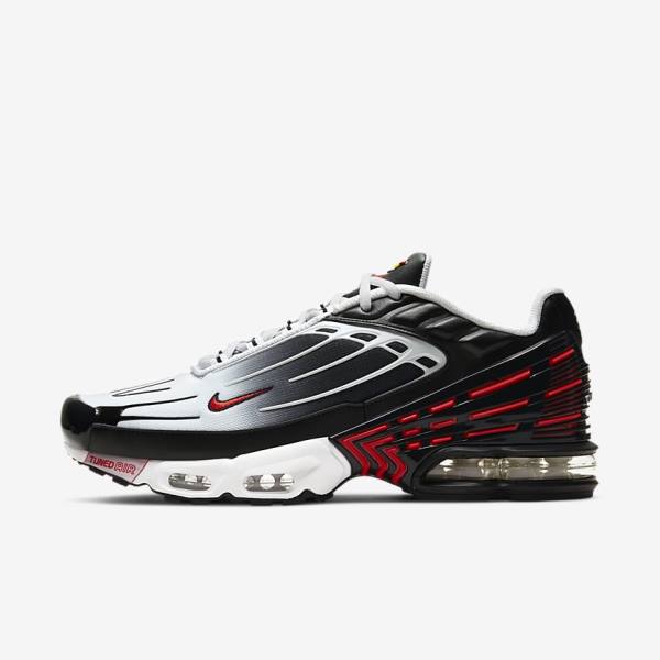 Men\'s Nike Air Max Plus 3 Trainers Black | NK316ZTL