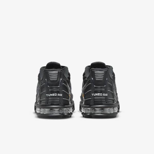 Men's Nike Air Max Plus 3 Trainers Black / Dark Grey / White | NK613FYN