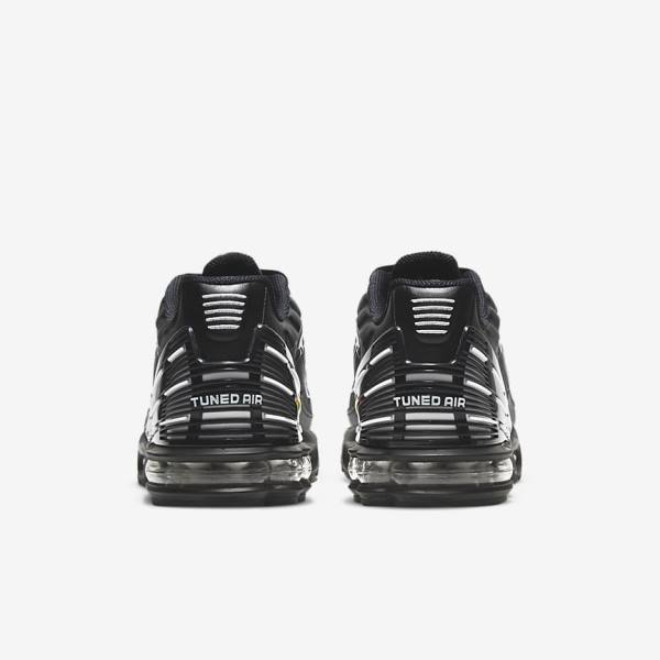 Men's Nike Air Max Plus III Trainers Black / White | NK102YVR