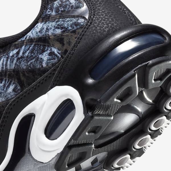 Men's Nike Air Max Plus Trainers Black / White / Dark Grey / Black | NK237CQE