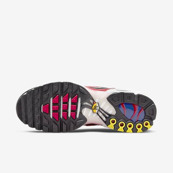 Men's Nike Air Max Plus Trainers Grey / Black / Red | NK697BKO