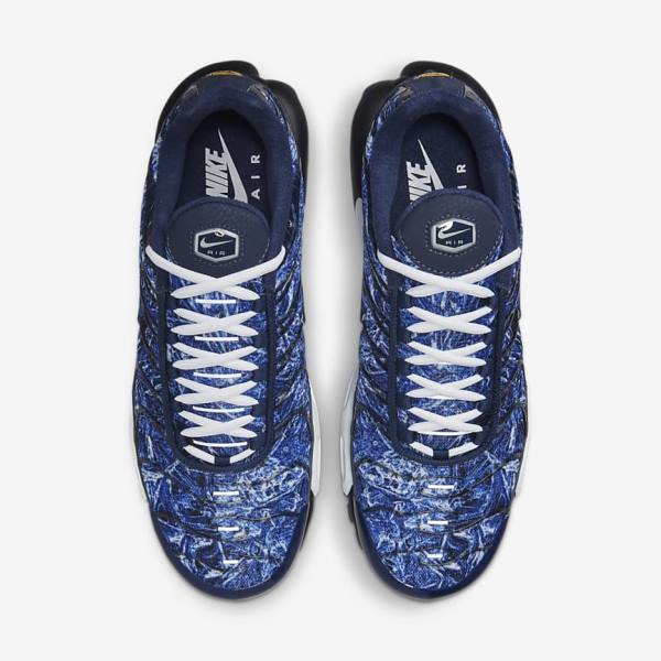 Men's Nike Air Max Plus Trainers Navy / White / Black / Navy | NK685KED