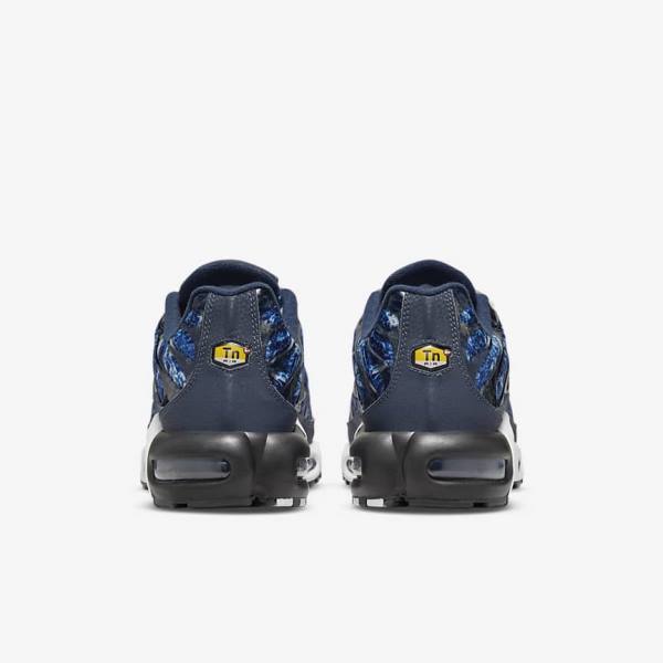 Men's Nike Air Max Plus Trainers Navy / White / Black / Navy | NK685KED