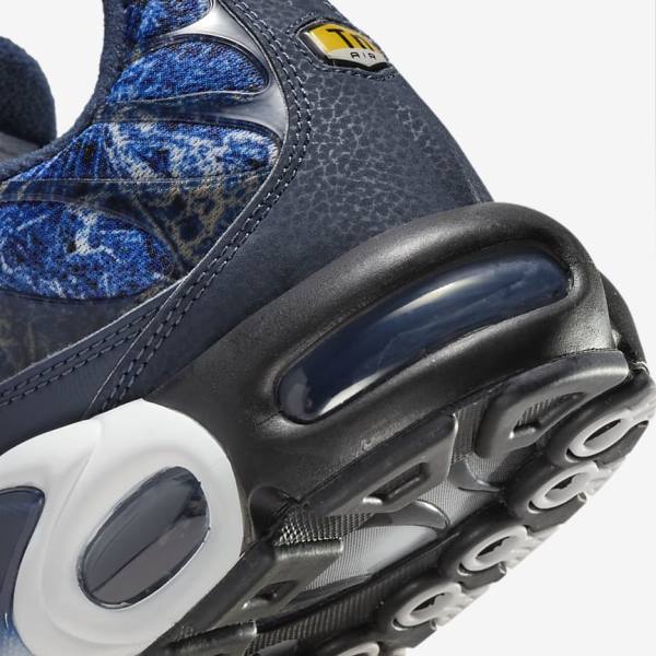 Men's Nike Air Max Plus Trainers Navy / White / Black / Navy | NK685KED