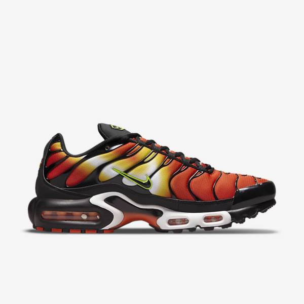 Men's Nike Air Max Plus Trainers Orange / Gold / Black | NK376QHJ