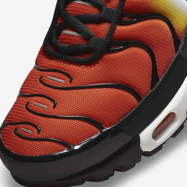 Men's Nike Air Max Plus Trainers Orange / Gold / Black | NK376QHJ