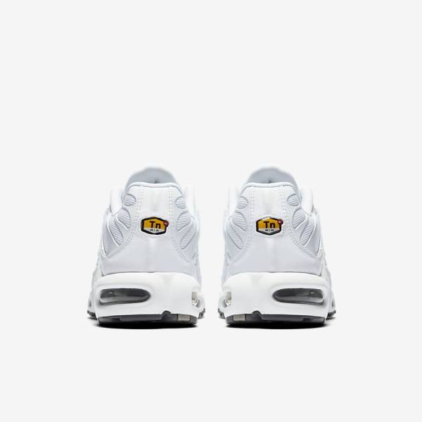 Men's Nike Air Max Plus Trainers White / Black / Grey / White | NK296USW