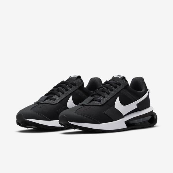 Men's Nike Air Max Pre-Day Trainers Black / Dark Grey / White | NK190YEO