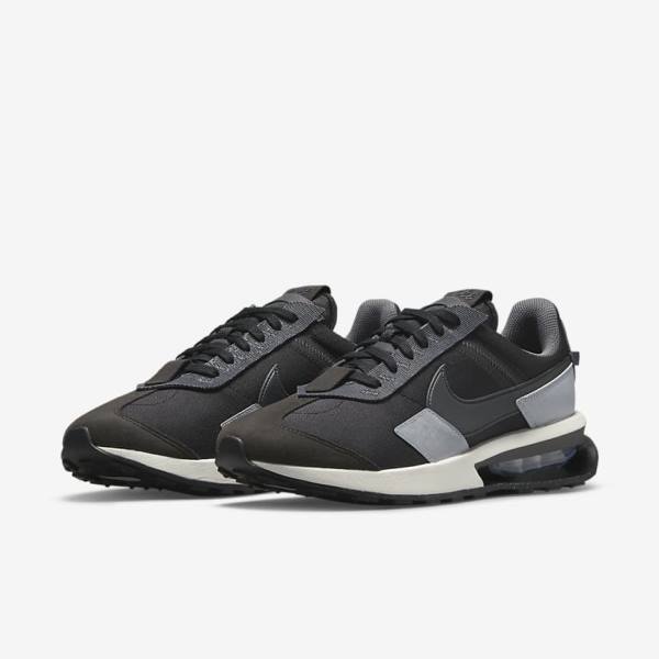 Men's Nike Air Max Pre-Day Trainers Black / Grey / Dark Grey | NK208OYJ