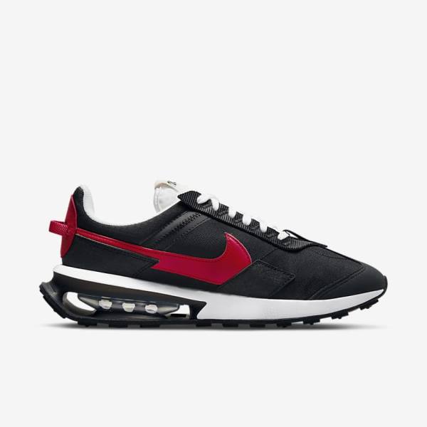 Men's Nike Air Max Pre-Day Trainers Black / White / Red | NK865DCN