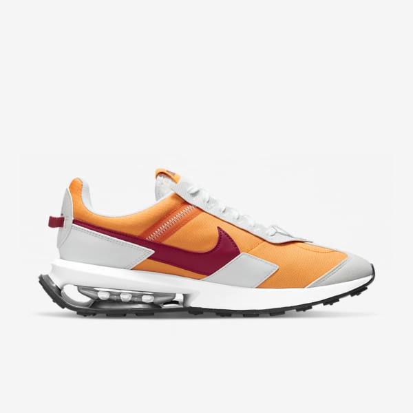 Men's Nike Air Max Pre-Day Trainers White / Burgundy | NK095SIU