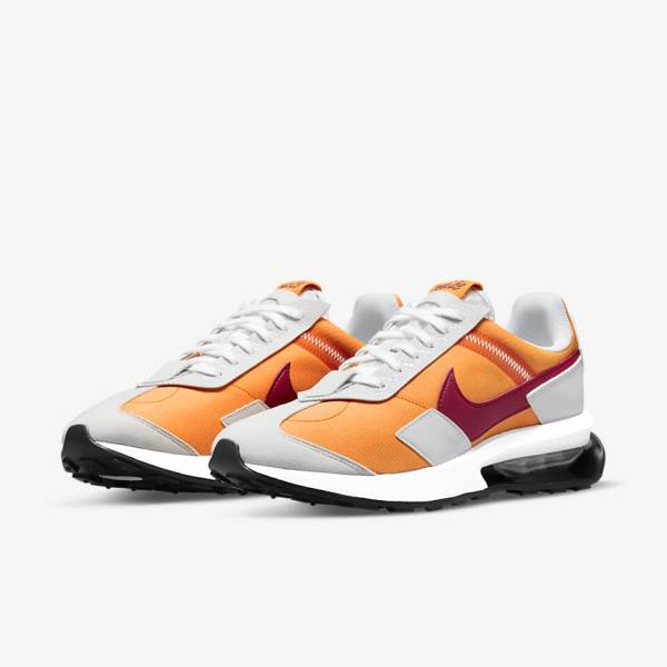 Men's Nike Air Max Pre-Day Trainers White / Burgundy | NK095SIU