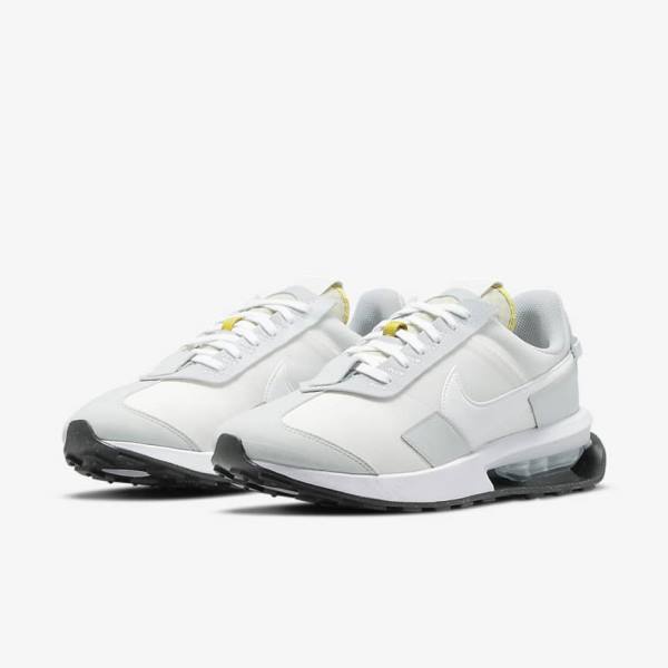 Men's Nike Air Max Pre-Day Trainers White / Platinum / Grey / White | NK841LOE