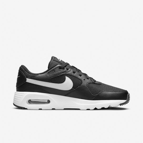 Men's Nike Air Max SC Trainers Black / White | NK940YDO