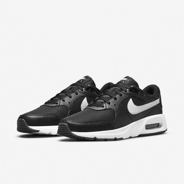 Men's Nike Air Max SC Trainers Black / White | NK940YDO