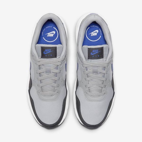 Men's Nike Air Max SC Trainers Light Grey / Dark Grey / White / Royal | NK615EWX