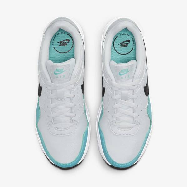 Men's Nike Air Max SC Trainers Turquoise / White / Black | NK517QEL