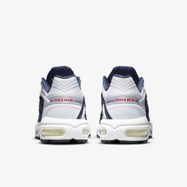 Men's Nike Air Max Tailwind V SP Trainers Navy / Platinum / White / Red | NK357EZF