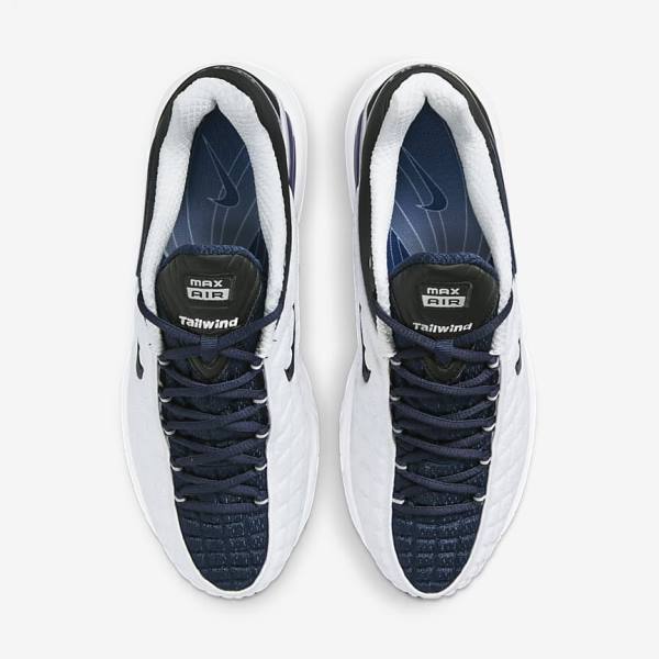 Men's Nike Air Max Tailwind V SP Trainers White / Navy / Black / Navy | NK940BGP