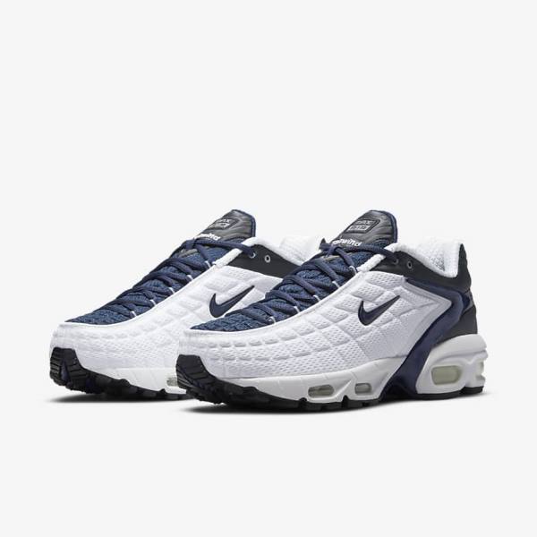 Men's Nike Air Max Tailwind V SP Trainers White / Navy / Black / Navy | NK940BGP