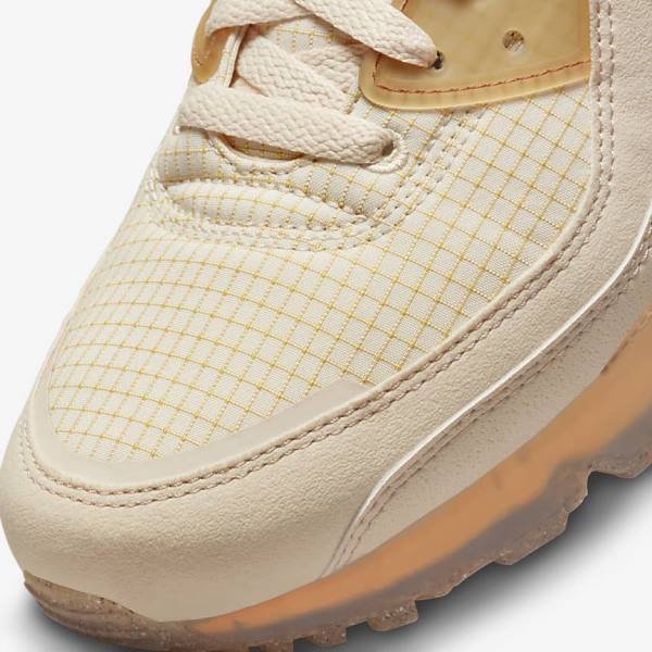 Men's Nike Air Max Terrascape 90 Trainers White / Orange / Pink / Yellow | NK160DCY